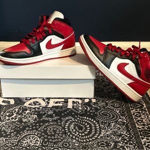 Nike Jordan 1 mid.  Women’s size 8 / men’s 6.5